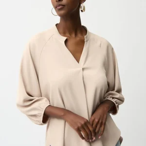 Joseph Ribkoff Boxy Top Parchment